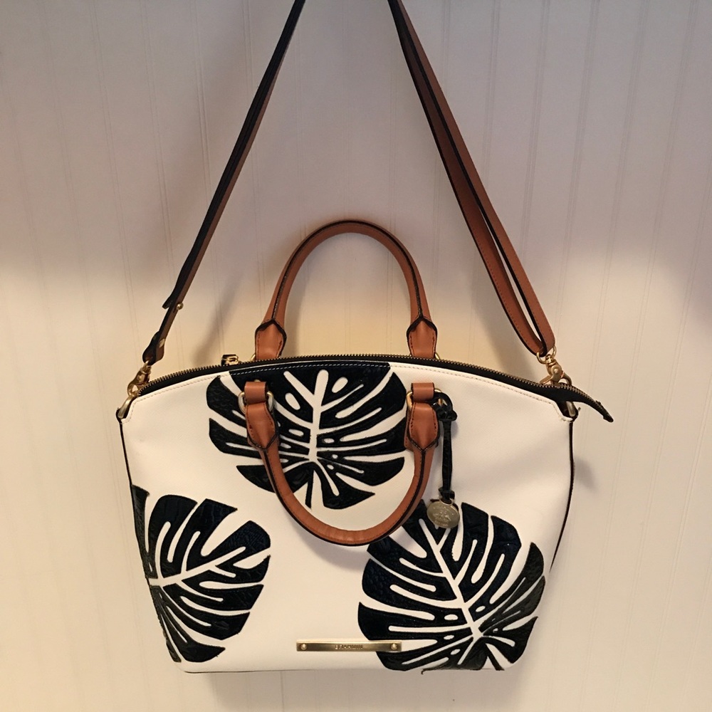 Black and white Brahmin Purse